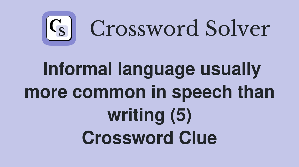 fluent in speech or writing crossword clue